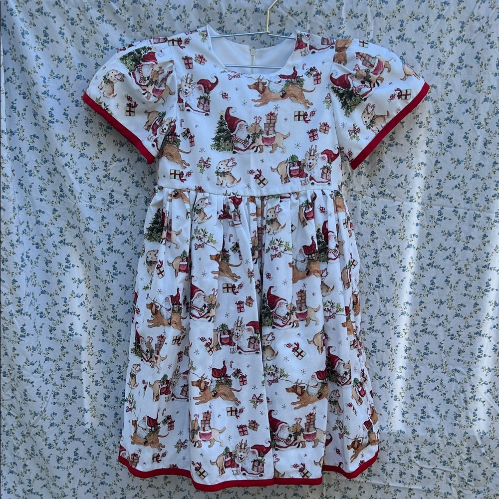 Handcrafted Festive Holiday Kids Dress